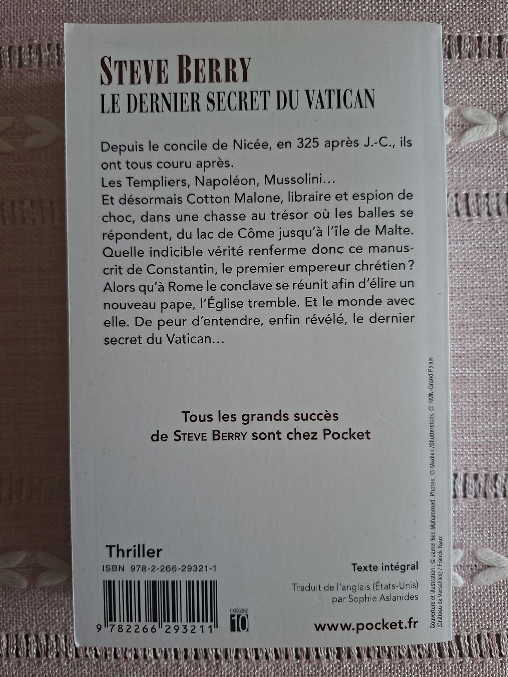 Libri: Livre de poche Steve Berry – Nuovo (secondo la descrizione) da Bassecourt venduto da sma_qdd2 1