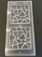 Polycarbonat Schoggiformen „Quadrat“