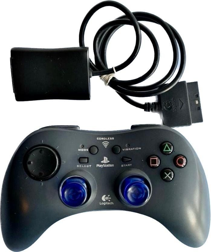 Logitech Manettes: Controller Logitech PS2 Wireless + PS2 DVD Controller 🕹️🎮 – D'occasion à Savosa par Accipe_Oblatam 1