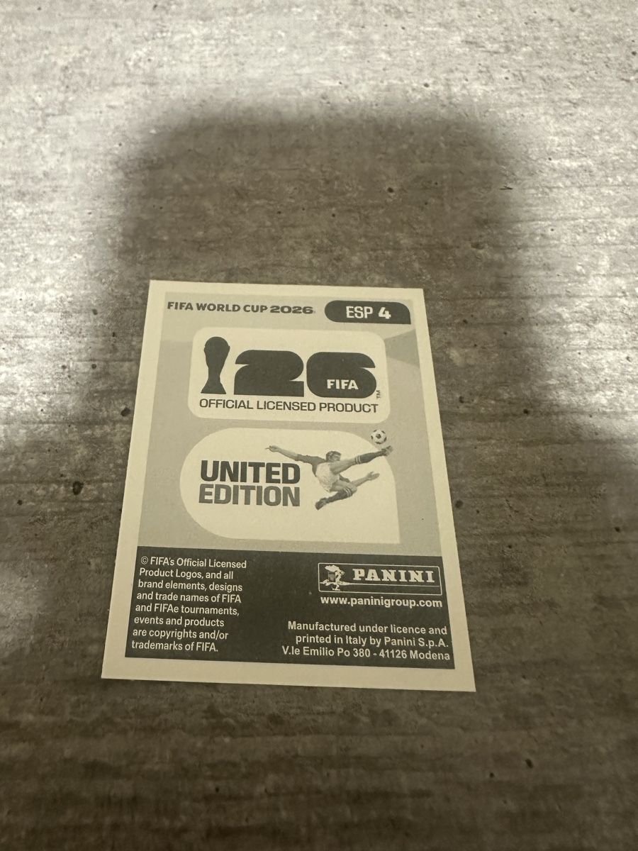 Panini Carte collezionabili: ESP 4 , FIFA WORLD CUP 2026 PANINI  – Nuovo (secondo la descrizione) da Frauenfeld venduto da 1PegPeg1 1