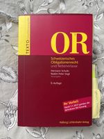 OR Schweizerisches Obligationenrecht 9. Auflage