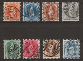 Serie Stehende Helvetia Nr. 86A - 93A : KP 660.--