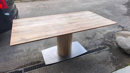 Design Tisch Eiche Furnier B=90 L=180 H=76