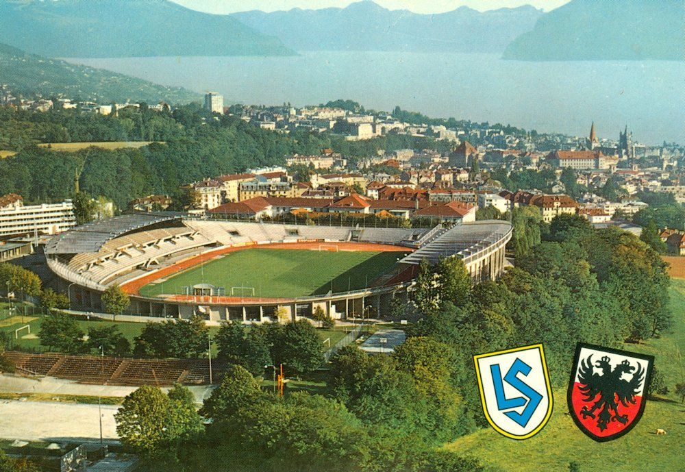 Ansichtskarten: Lausanne - Le stade Olympique – Gebraucht aus Chavornay von SupraSenna