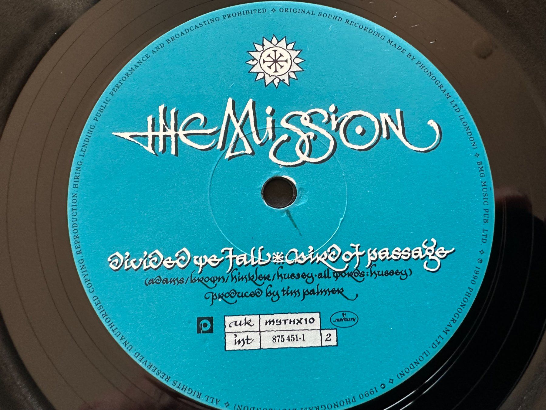 Dischi in vinile: THE MISSION 12 INTO THE BLUE – Usato da Sion venduto da jaipur1401 3