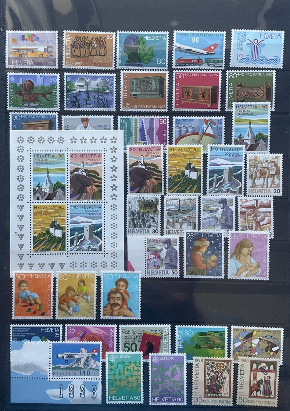 Tutti i francobolli: Schweizer Briefmarken: Frankaturware der Jahre 1981 bis 1989 – Nuovo (secondo la descrizione) da Luzern venduto da 19primeln 4