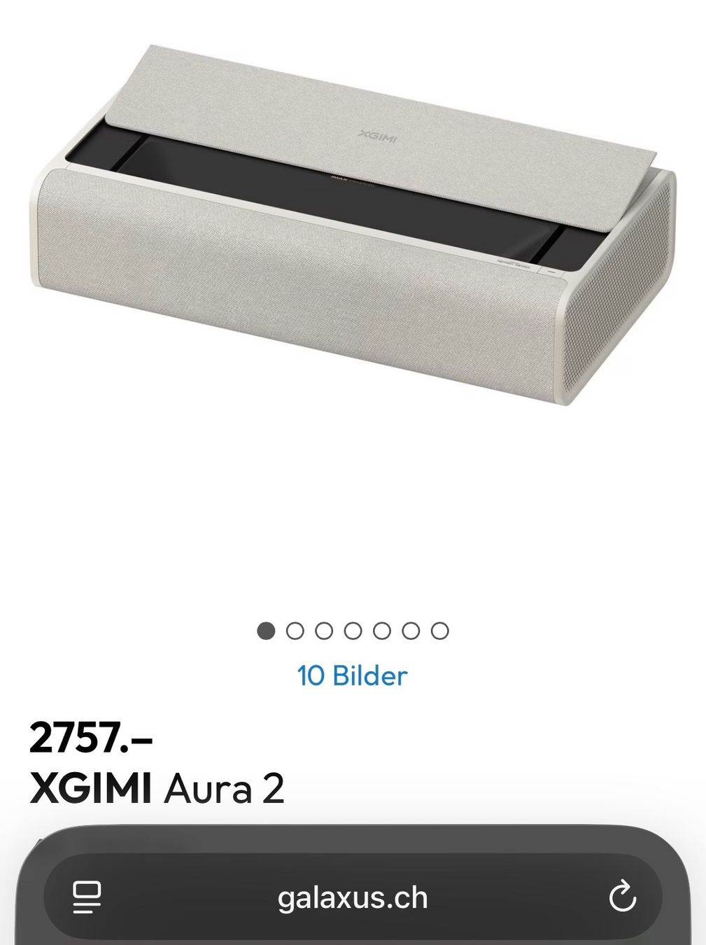 Xgimi Videoprojektoren: XGIMI Aura 2 – Neu und originalverpackt aus Winterthur von sar_vpp8