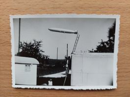 Altes orig. Foto Zeppelin in der Schweiz