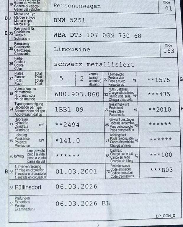 Autos: BMW e39 525i – Gebraucht aus Schönried von sae_z5sm 4