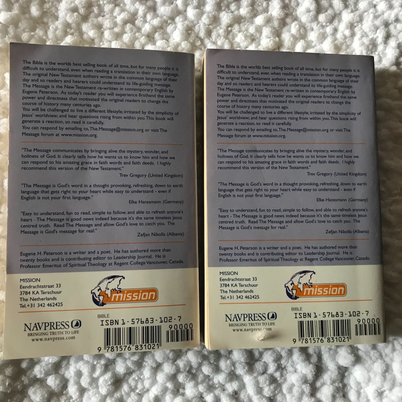 Libri: "The Message" Bibel, Neues Testament – Nuovo (secondo la descrizione) da Brunnenthal venduto da Eco07 1