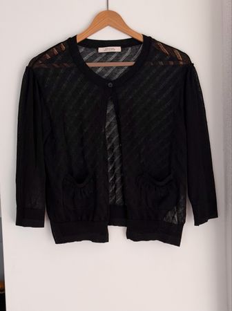 Schwarzer Sommer-Strickjacke von Dorothee Schumacher