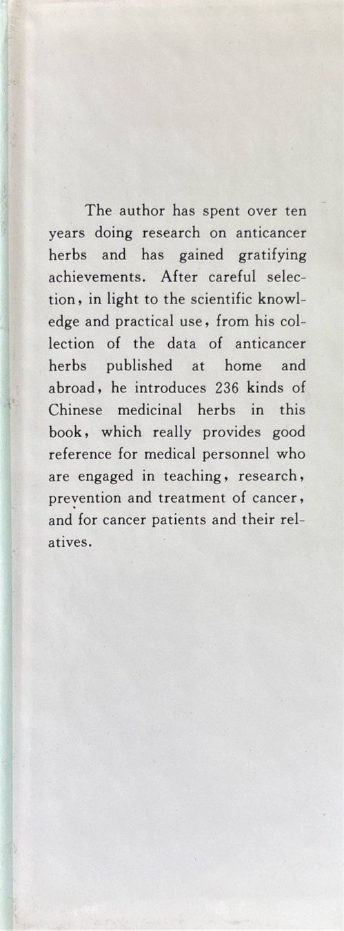 Bücher: Chang Minyi, Anticancer Medicinal Herbs – Gebraucht aus Sarnen von Livres 2