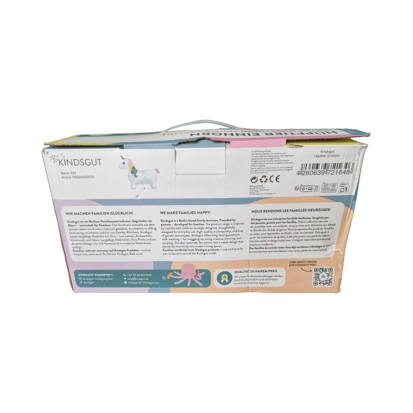 Giocattoli: KINDSGUT Hüpftier Einhorn 24M+ – Nuovo (secondo la descrizione) da Wangen b. Olten venduto da Restwert_Wangen 5