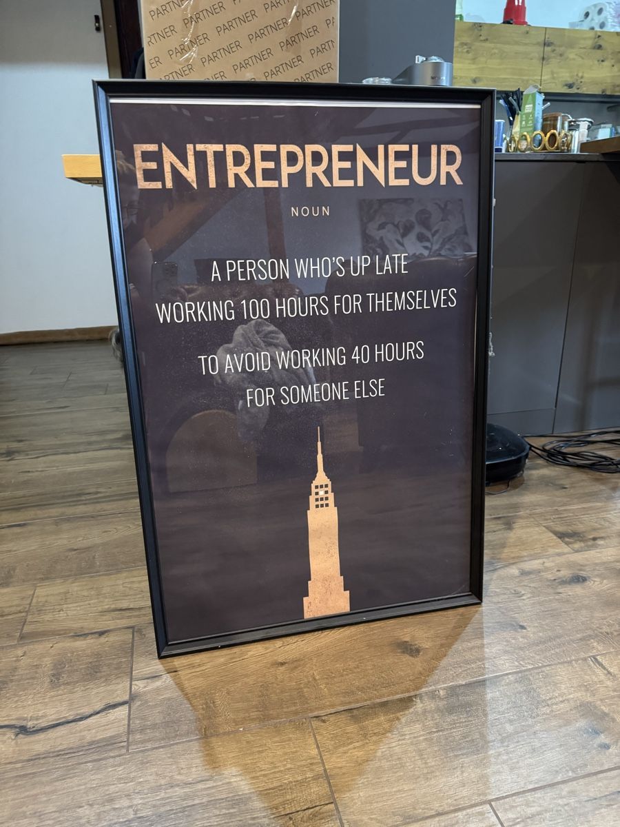 Foto & Immagini: Entrepreneur Definition Framed Print - Like New! – Nuovo (secondo la descrizione) da Aarburg venduto da StavFashion 1