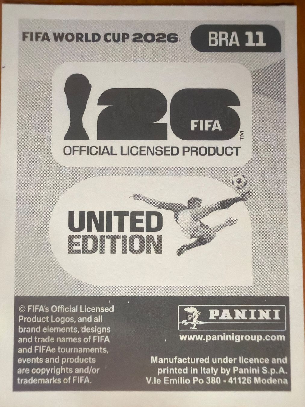 Panini Cartes à collectionner: Panini BRA11 – Neuf (Voir description) à Susten par Rechnun 1
