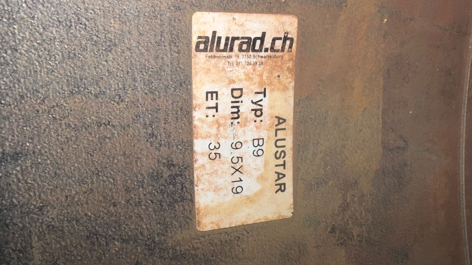 Pneumatici & Ruote complete: Alustar P9 9.5 x 19 5x100 – Usato da Langenthal venduto da Niikii001 7