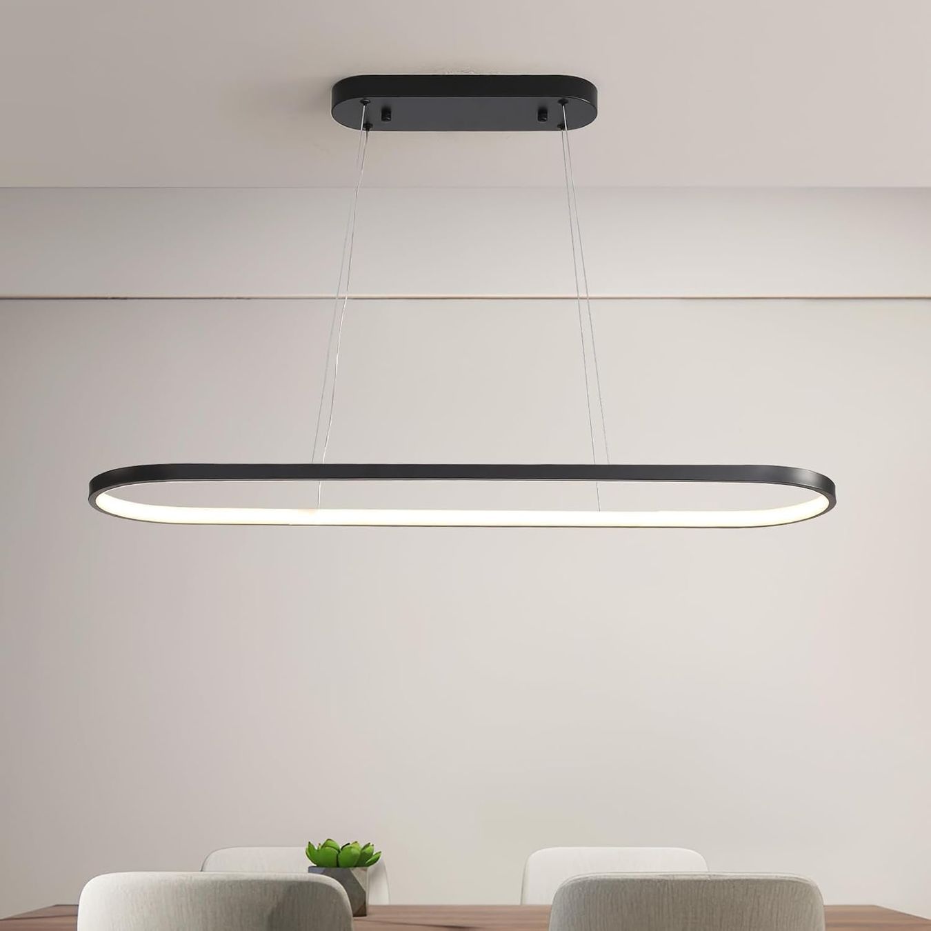 Kronleuchter & Deckenlampen: Hängeleuchte LED Dimmbare Hängelampe Ring Pendelleuchte – Neu und originalverpackt aus Hundwil von tec_mm27