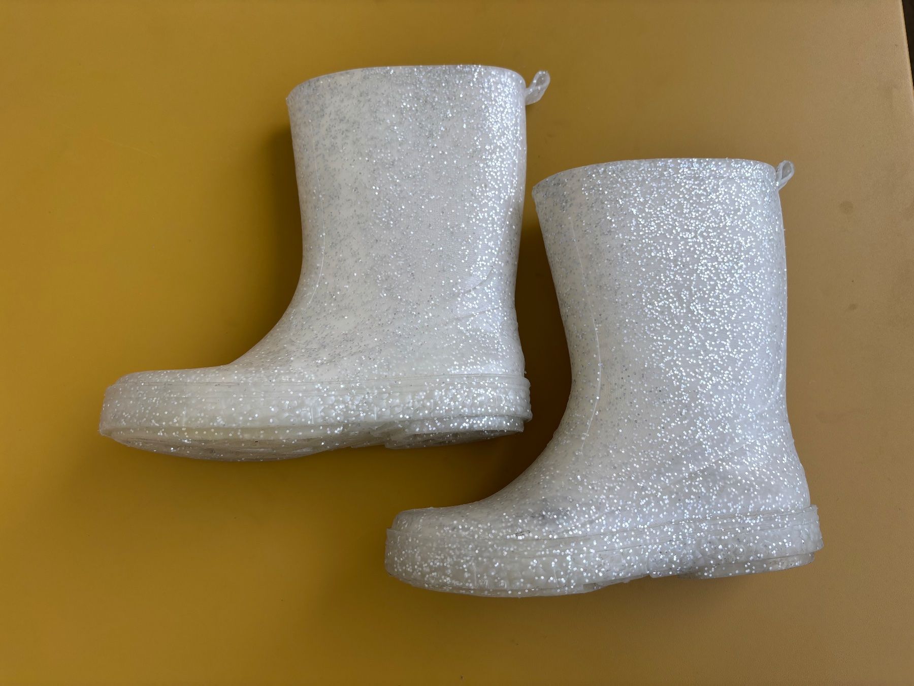 H&M Scarpe per ragazzi: H&M Glitzer-Gummistiefel Gr. 29 – Usato da Zürich venduto da missmodernage 3