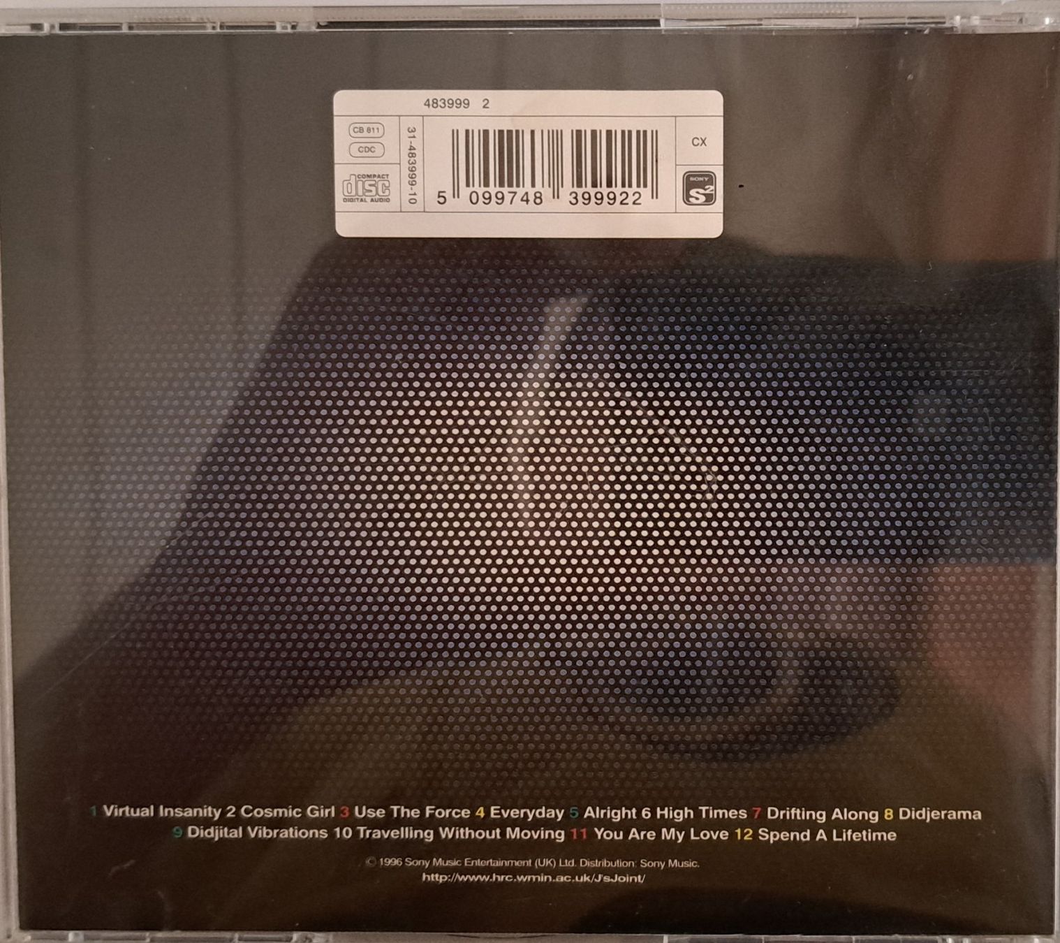 CD: JAMIROQUAI - TRAVELLING WITHOUT MOVING – Usato da Tenniken venduto da mik_6mxg 7