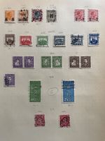 Alte Briefmarken Sammlung Dänemark, Raritäten ab 1875