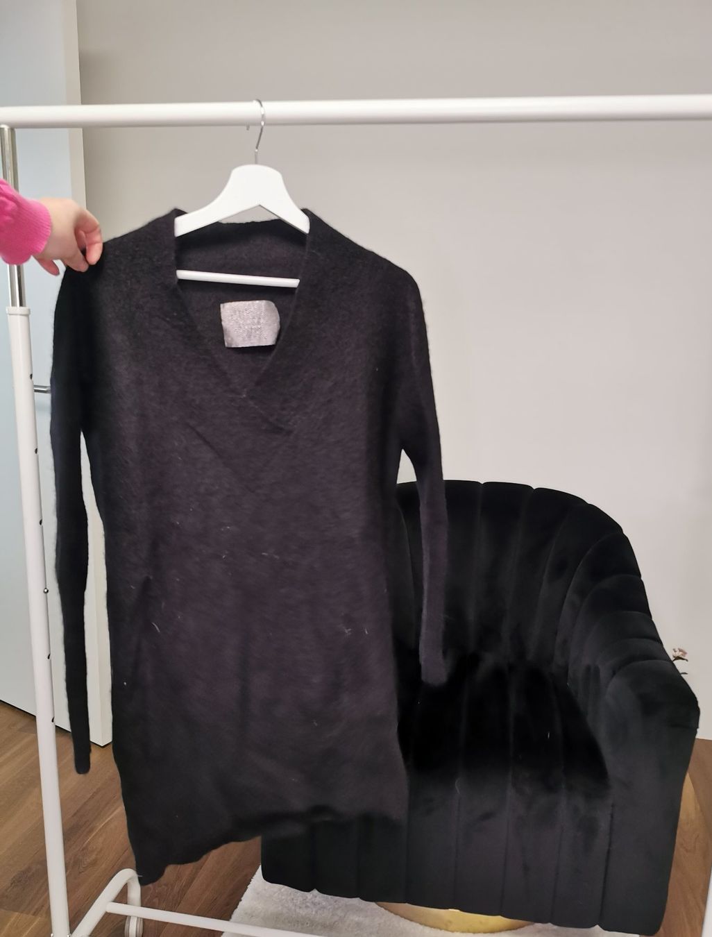 Pullover & Sweatshirts: YAYA Pullover Kleid V-Ausschnitt Wolle schwarz L Pulli – Gebraucht aus Staad SG von Chirrari 4