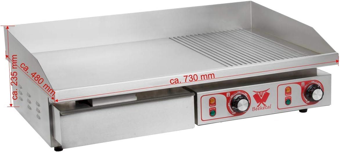 Cucinare & Grigliare: Beeketal BGP-b2 Gastro Grillplatte 4400W – Nuovo e nell'imballaggio originale da Bottighofen venduto da zaap 3