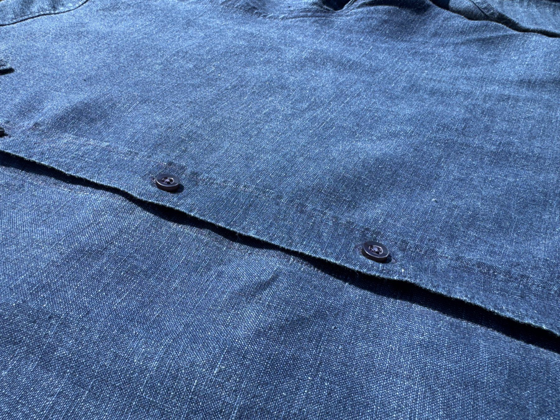 Massimo Dutti Hemden: Hemd Gr M Slim LEINEN Denim Look - Massimo Dutti – Gebraucht aus Männedorf von LTMCS 2