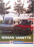 Prospekt Nissan Vanette von 1983