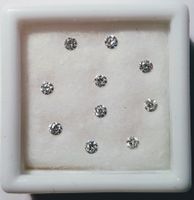 Natürliche Diamanten Lot 0,30 ct 10 Stk Rund VS G–H