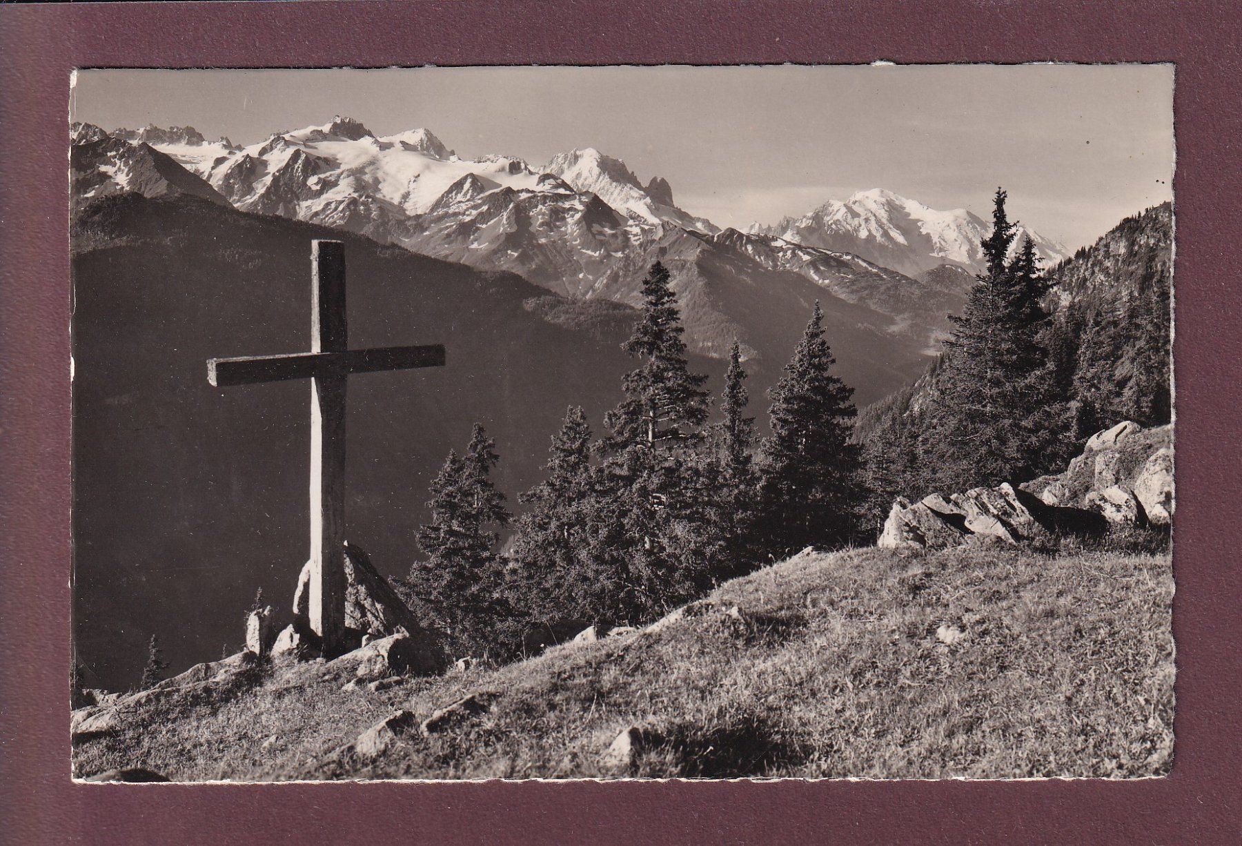 Cartoline postali: LA CREUSAZ s. Marécottes - 1946 – Usato da Pully venduto da nicecards