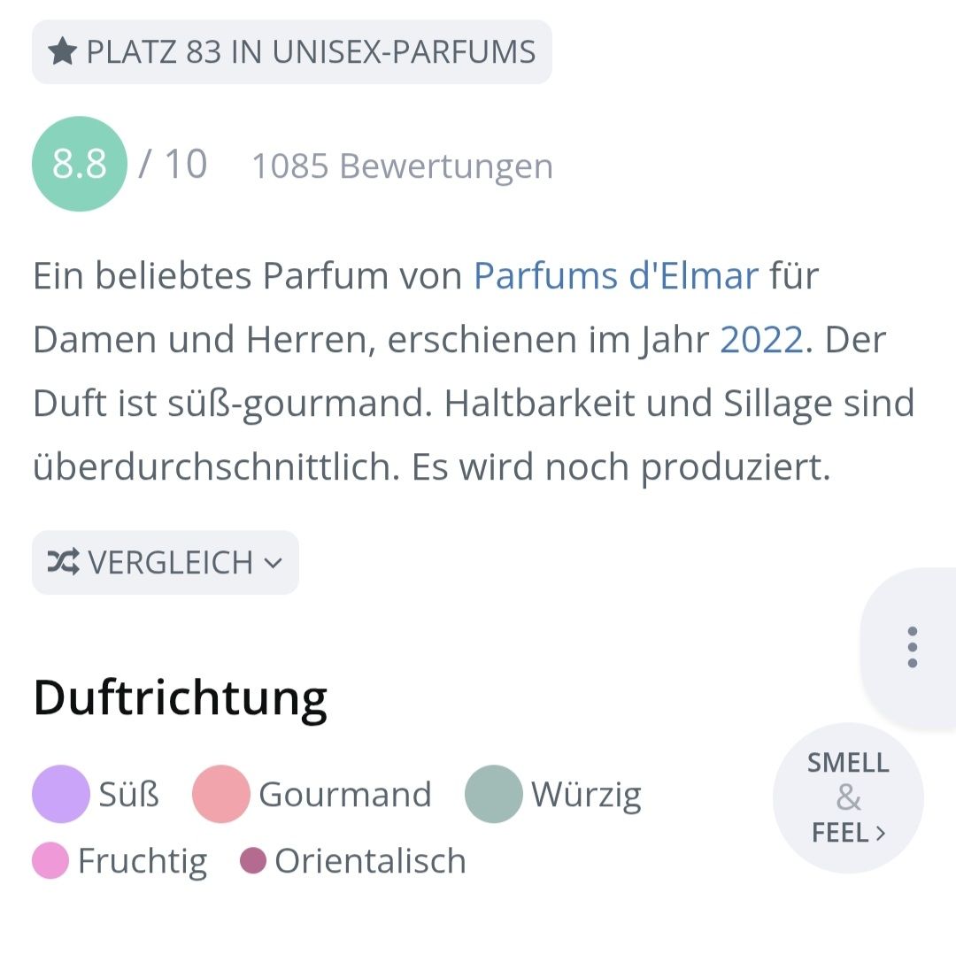 Profumi & Eau de Toilette: 2 ml ZAYA PARFUMS D'ELMAR EXTRAIT ABFÜLLUNG – Nuovo (secondo la descrizione) da St. Gallen venduto da CaliSunshine 3