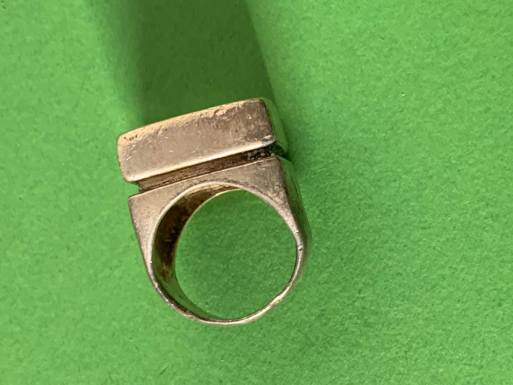 Anelli: Silberring rechteck designer (Rg 53) – Usato da Dittingen venduto da Bellevista 7