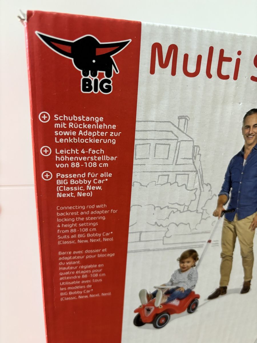 Big Fahrzeuge für Kinder: BIG Multi Schubstange | neu und originalverpackt – Neu und originalverpackt aus Rombach von rbr5000 1