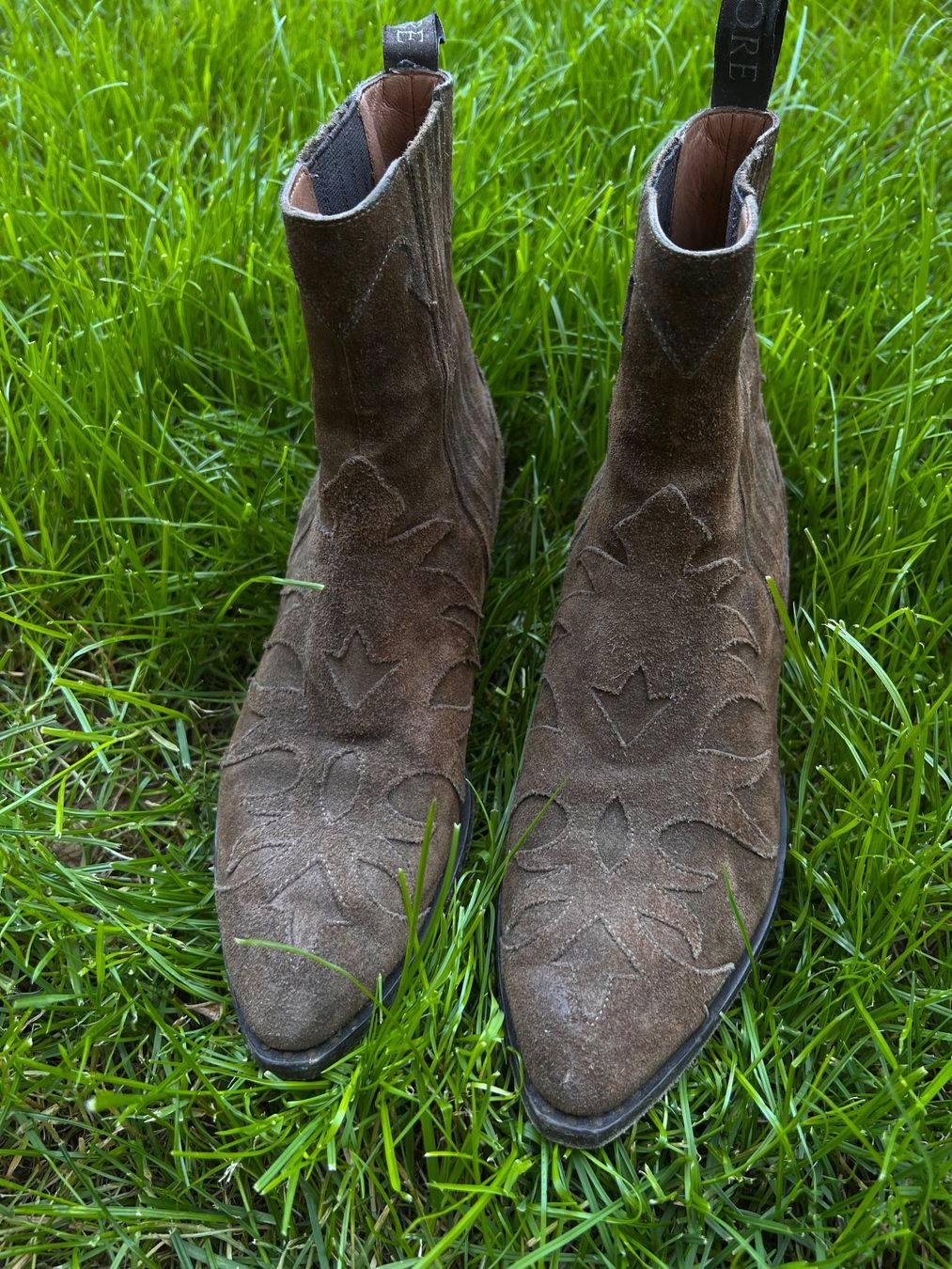Sartore Scarpe da uomo: SARTORE suede ankle cowboy boots – Nuovo (secondo la descrizione) da Lausanne venduto da NYC67 3