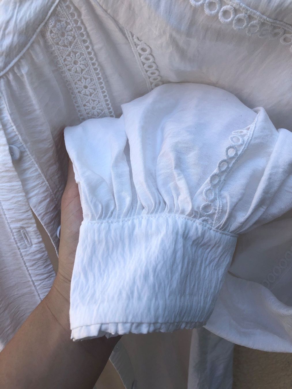 C&A Blusen: C&A Bluse weiss mit Spitze – Gebraucht aus Wädenswil von Pixie_ 4