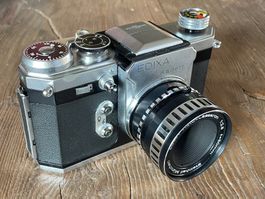 Edixa Kadett Reflexkamera mit Ledertasche & Sammlerzustand