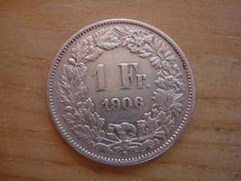 (C1) 1 Franken 1906 VZ-