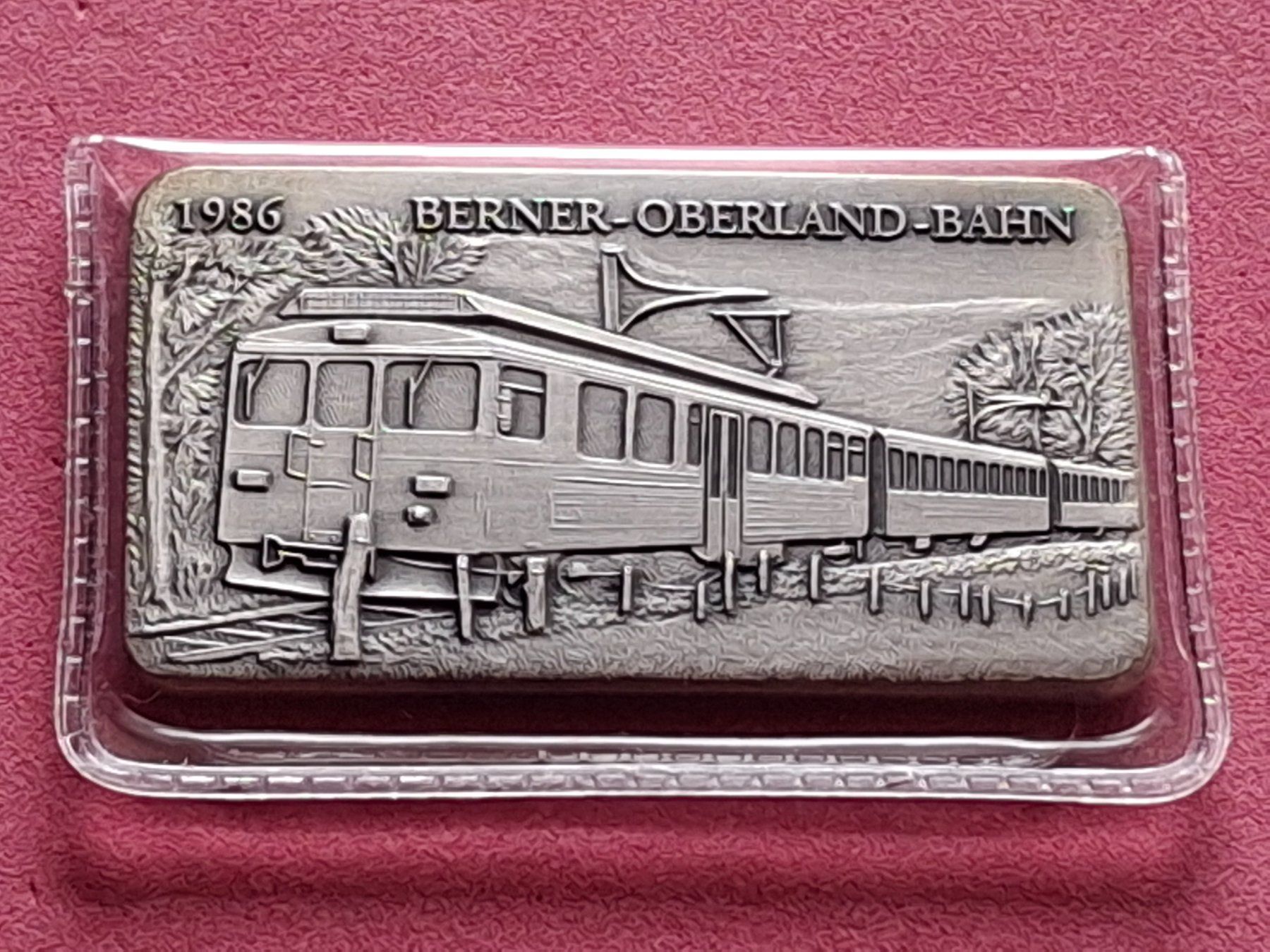 Edelmetalle: CH EISENBAHN - BERNER-OBERLAND-BAHN - OVP – Gebraucht aus Boniswil von dpd4coins