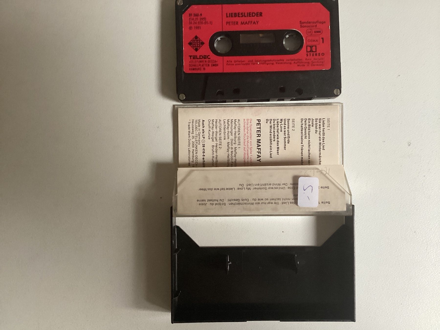 Musicassette: Peter Maffay MC - Liebeslieder – Usato da Gutenswil venduto da Hamzian 1