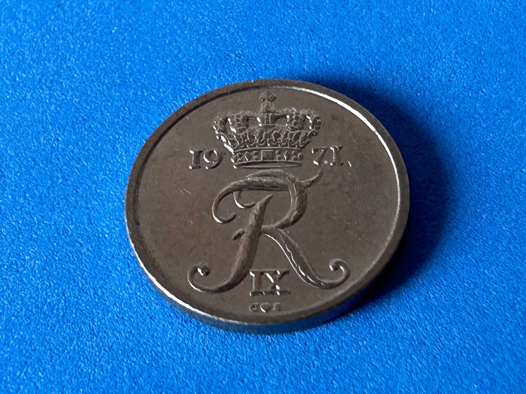 Tutti le monete: Denmark - 10 Øre - Frederik IX 1971 – Usato da Corcelles NE venduto da AJKader 1