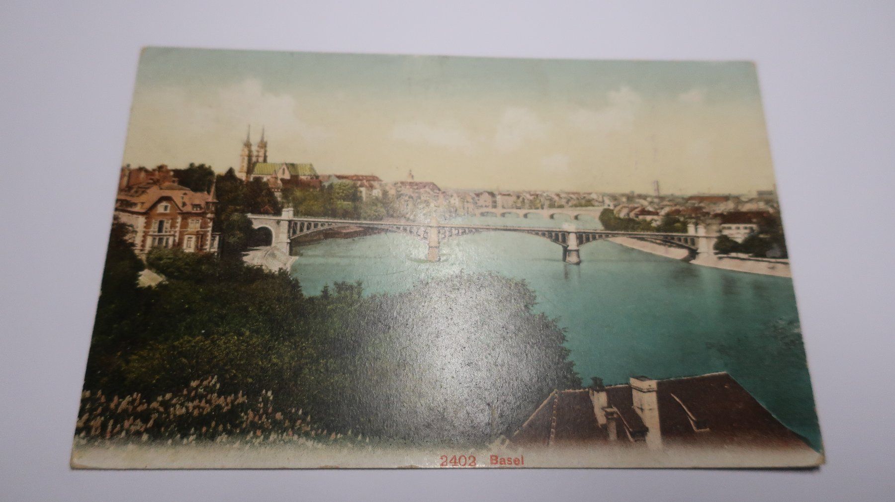 Ansichtskarten: Basel N°2402 1909 – Gebraucht aus Cormoret von Pascalll2001 1
