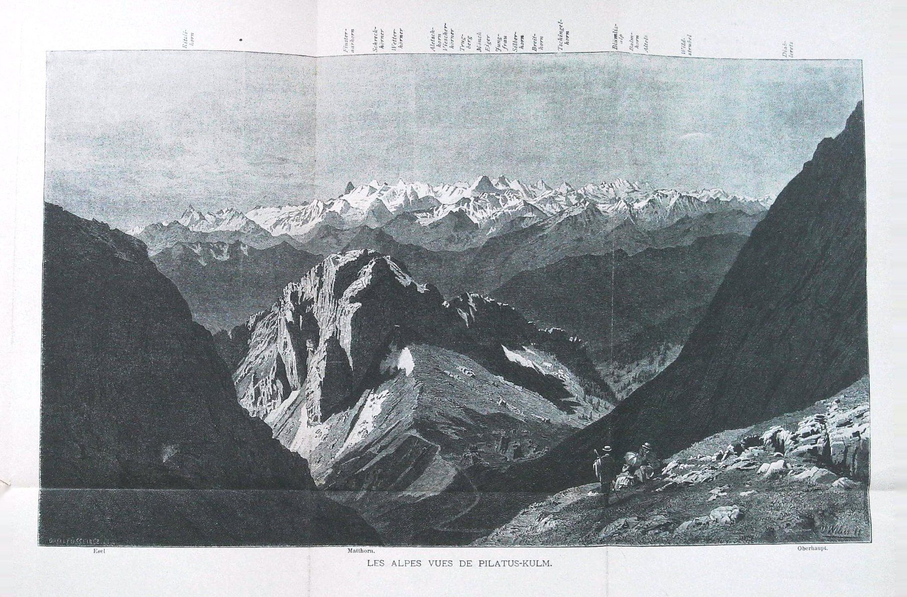 Livres: Pilatus  Wanderbild um 1885 – D'occasion à Rafz par Helvet32 4