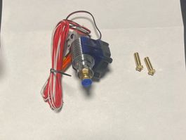 Hotend für  1,75 mm Filament mit 2 Düsen 0.4mm