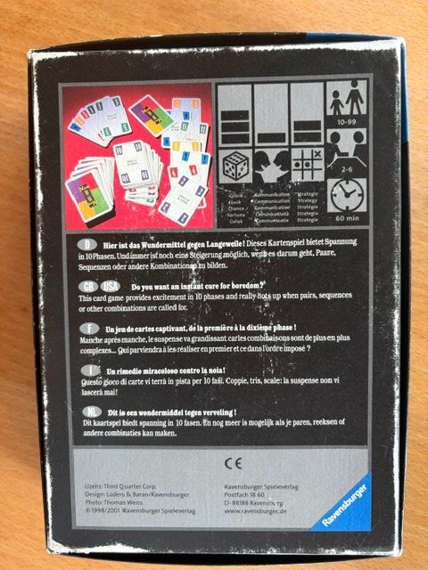 Ravensburger Giochi: Kartenspiel Phase 10 Ravensburger gebraucht – Usato da Disentis/Mustér venduto da MarisaM01 2