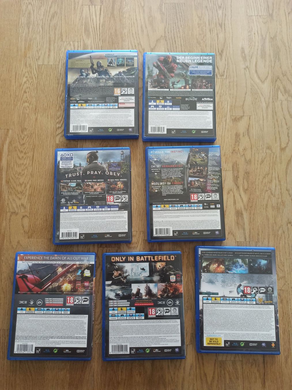 Spiele: Sammlung 7er Mega-Set Shooter Set PS4 / PS5 TOP – Gebraucht aus Oberweningen von mar_87mx 1
