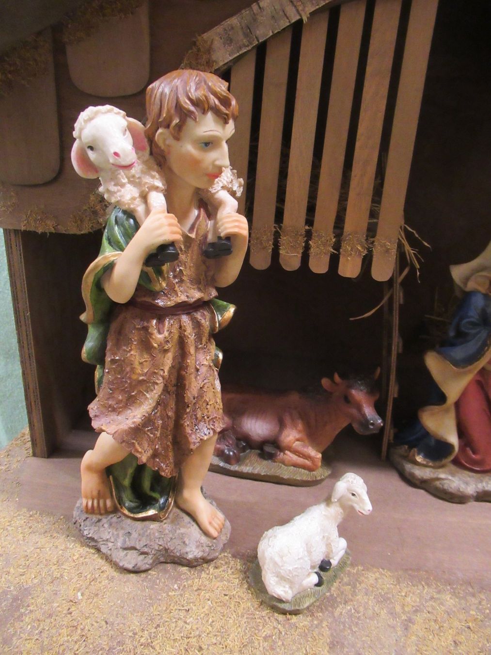 Tutte le decorazioni: Grosse Weihnachtskrippe mit Laterne 220 V + Figuren – Usato da Münchenstein venduto da avit 2