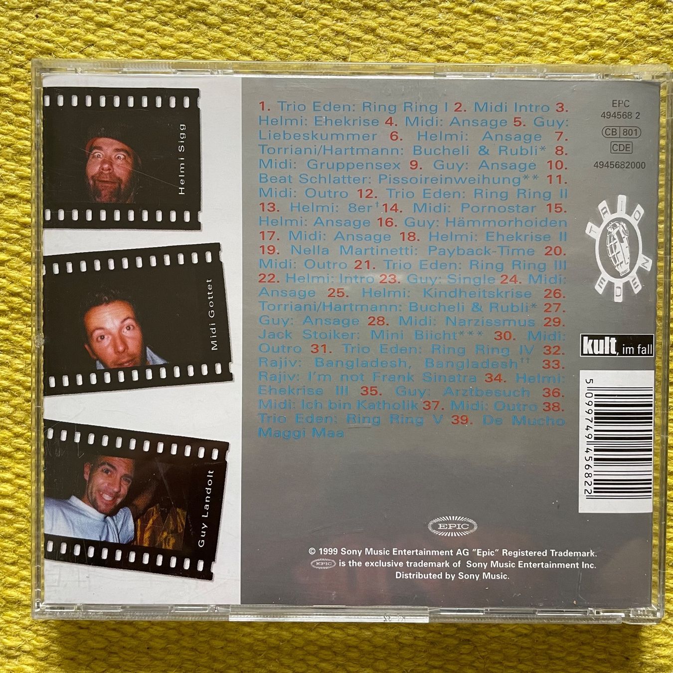 CD: TRIO EDEN-ONE NIGHT STAND – Usato da Rorschacherberg venduto da CD-Roli 1