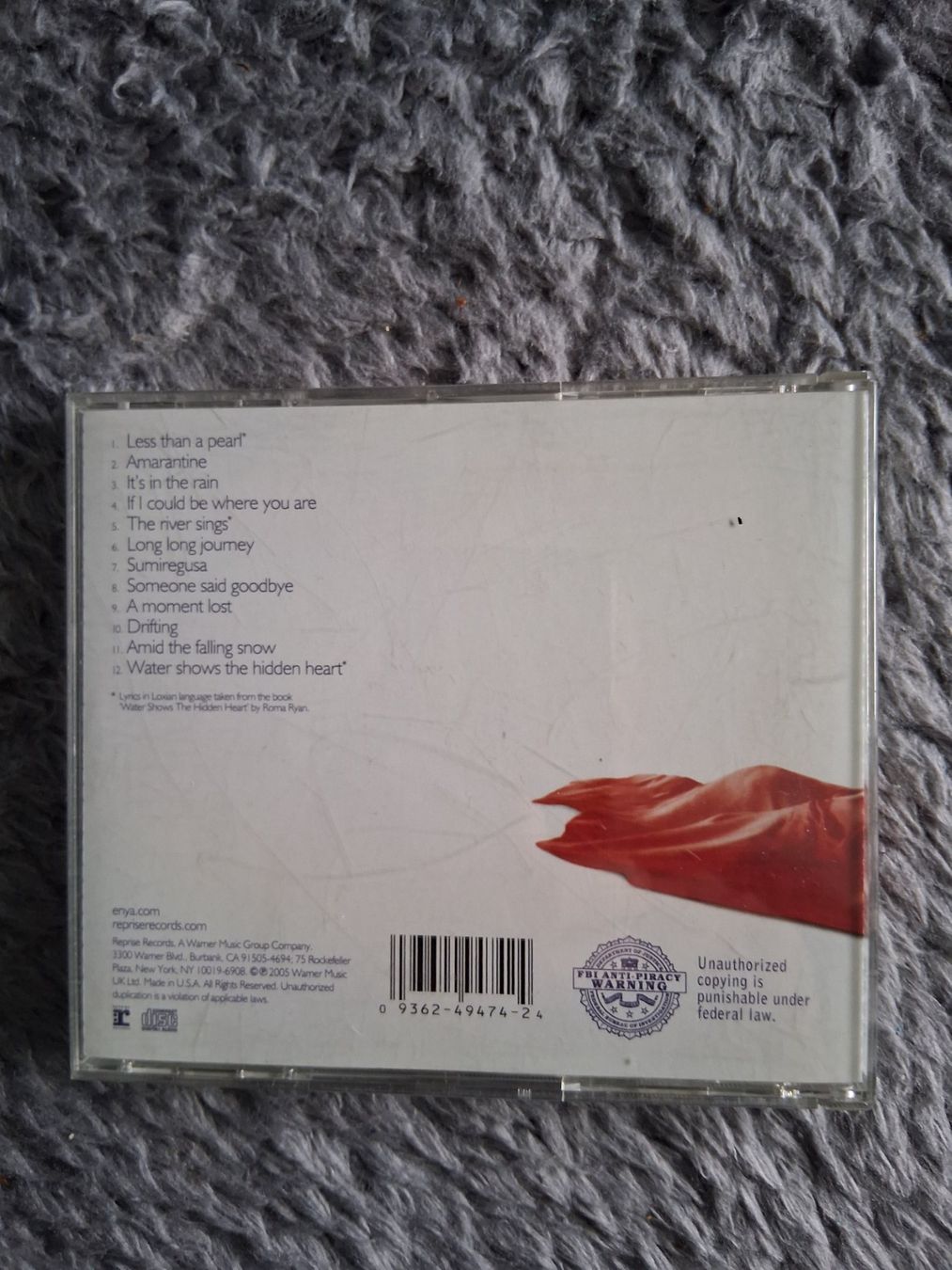 CD: ENYA     AMARANTINE     CD – Usato da Wetzikon ZH venduto da Ramones01 1