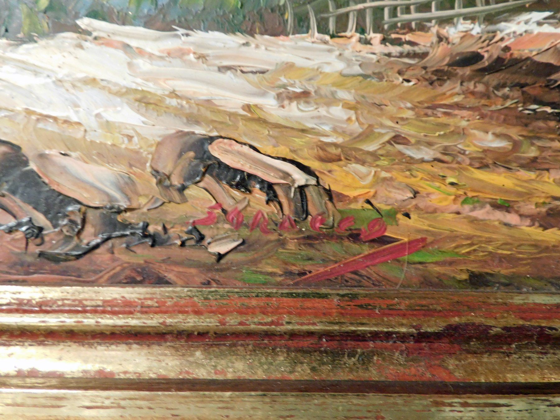 Tableaux: Kunst Ölgemälde Gemälde signiert – D'occasion à Sursee par 76 6