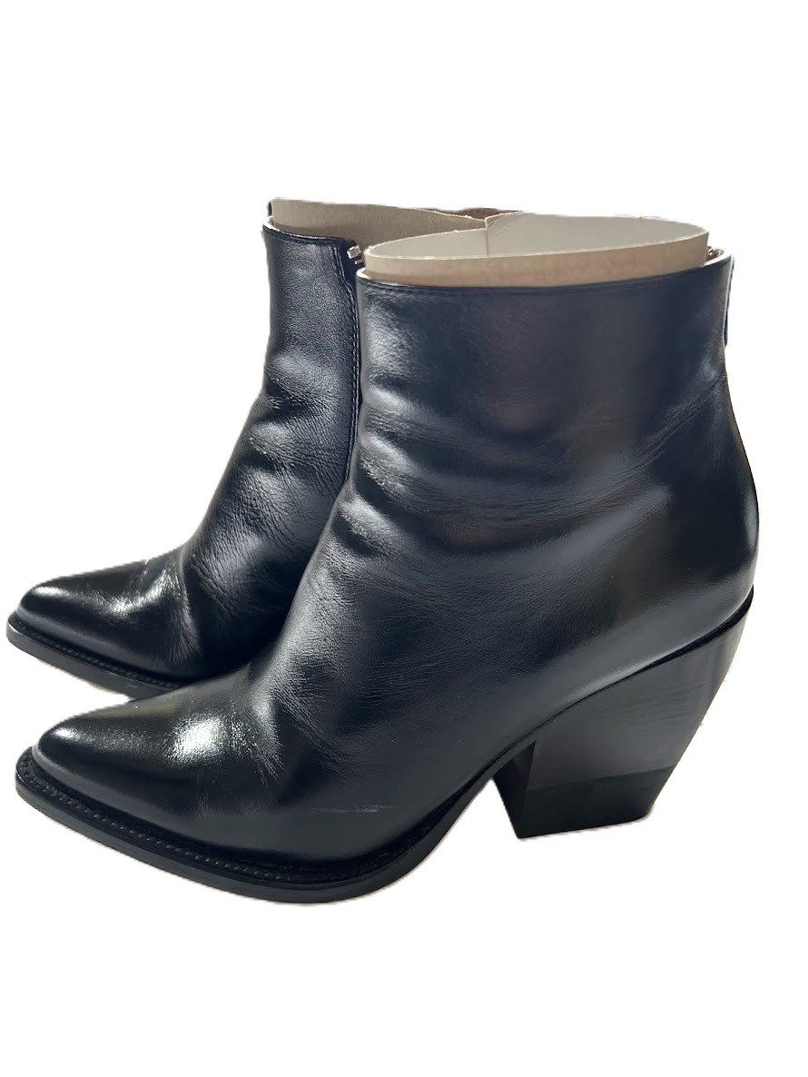Chloé Damenschuhe: Bottines marque Chloé, cuir noir, taille 36 – Gebraucht aus Vevey von StudioJAD 1